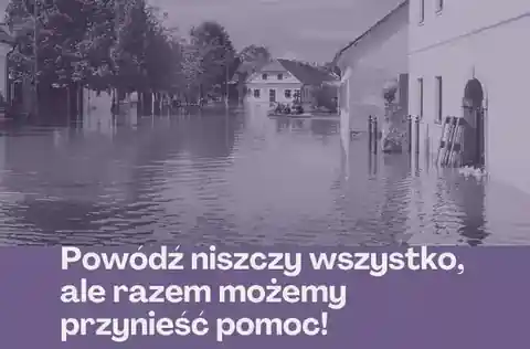 Pomoc po powodzi — materiał z archiwum Fundacji